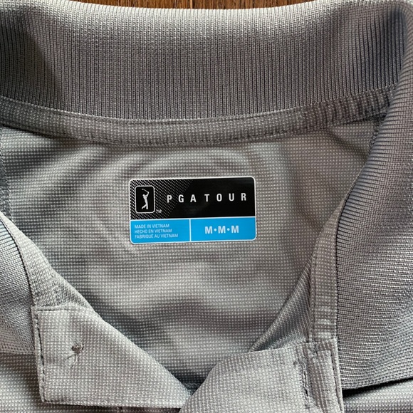 Grey PGA Golf Polo - Picture 3 of 3